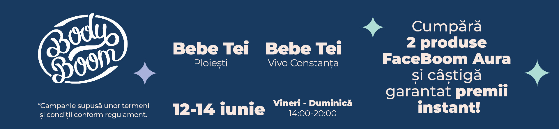 Activare FaceBoom Aura Bebe Tei Ploiești